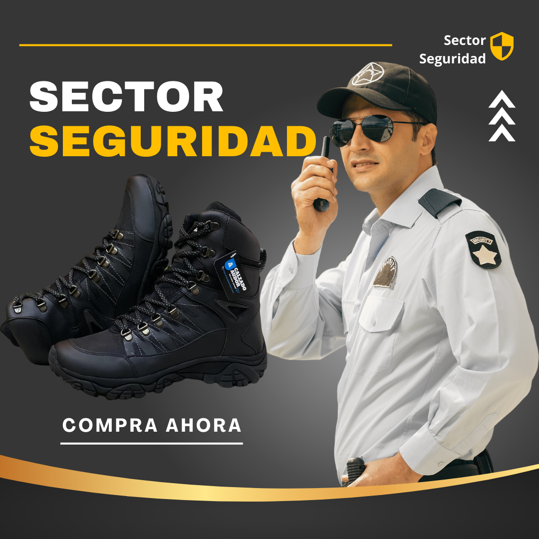 Bota Táctica Negra Outdoor - Resistencia y Comodidad en Cada Paso 🥾