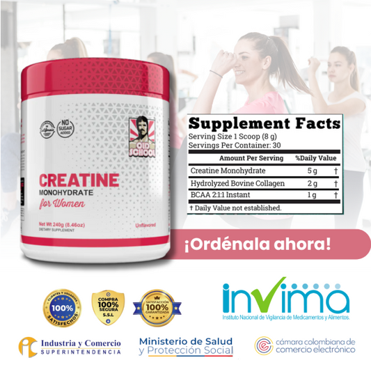 OLD SCHOOL CREATINA MONOHYDRATADA