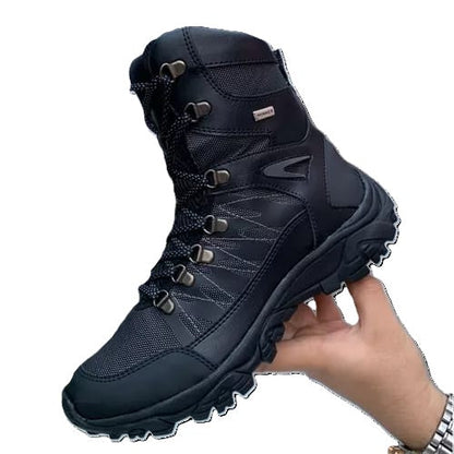 Bota Táctica Negra Outdoor - Resistencia y Comodidad en Cada Paso 🥾