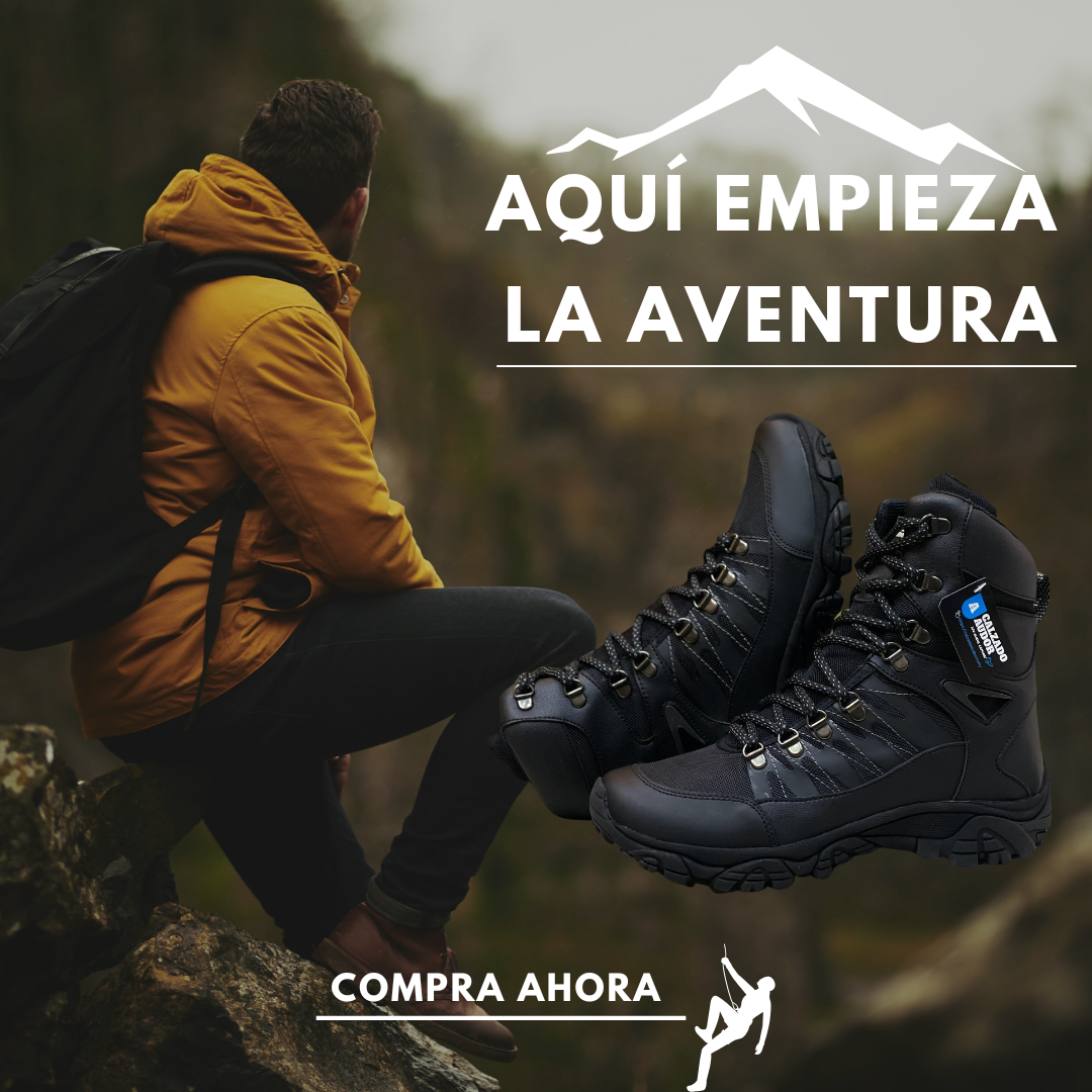 Bota Táctica Negra Outdoor - Resistencia y Comodidad en Cada Paso 🥾
