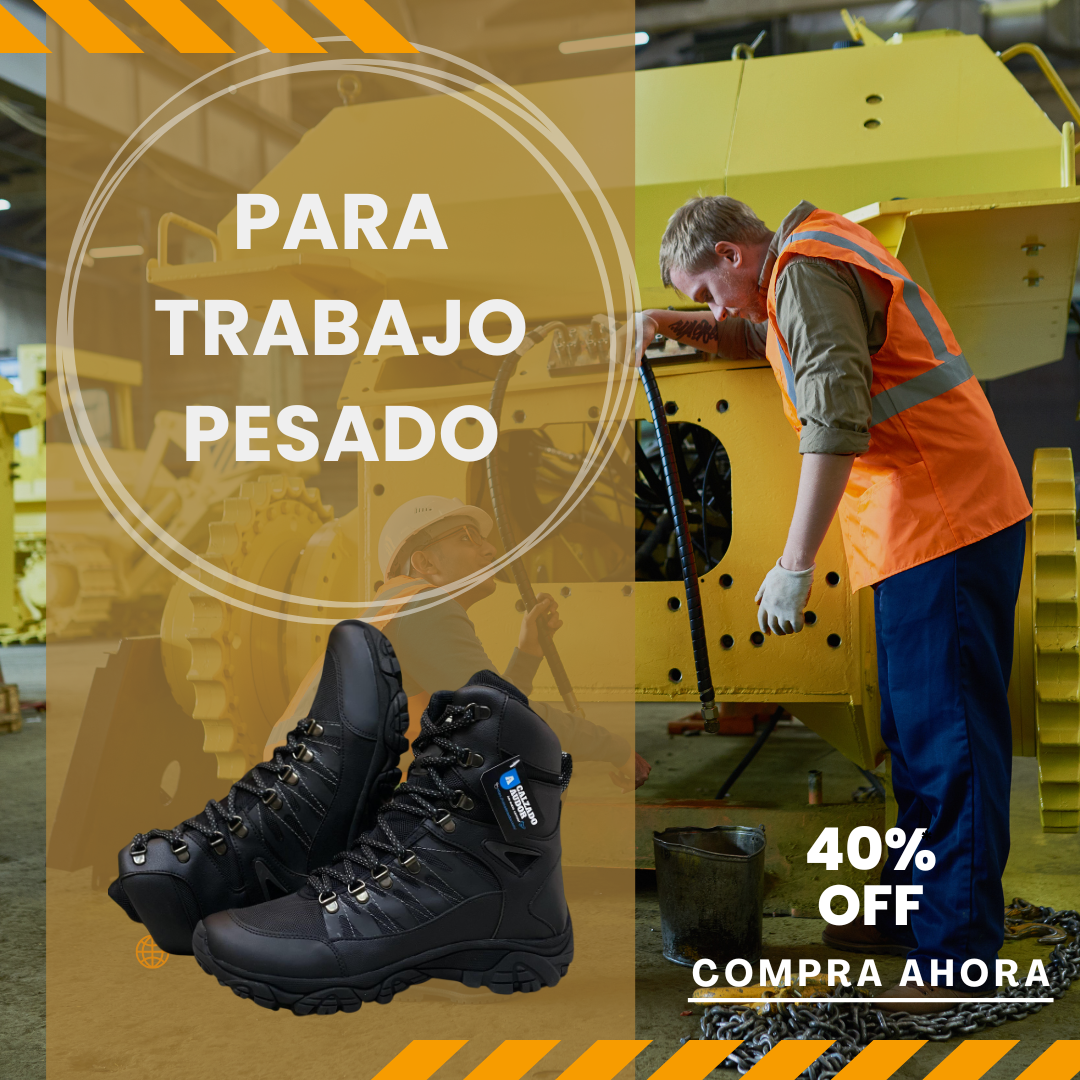 Bota Táctica Negra Outdoor - Resistencia y Comodidad en Cada Paso 🥾