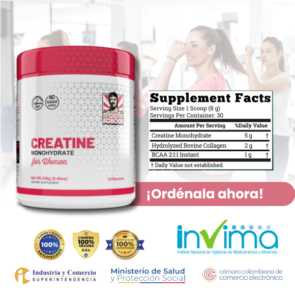 OLD SCHOOL CREATINA MONOHYDRATADA