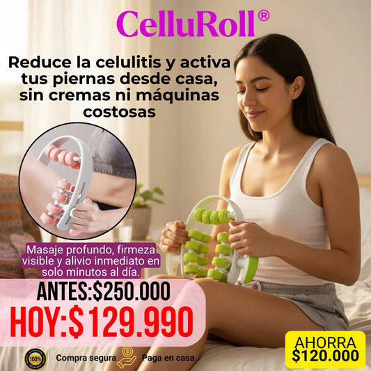 Masajeador Celulitis Con Rodillo Antides